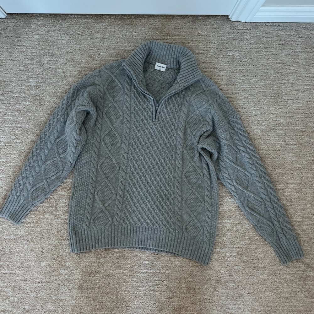 Brand new Aritzia Sunday Best 1/4 Zip knit sweater